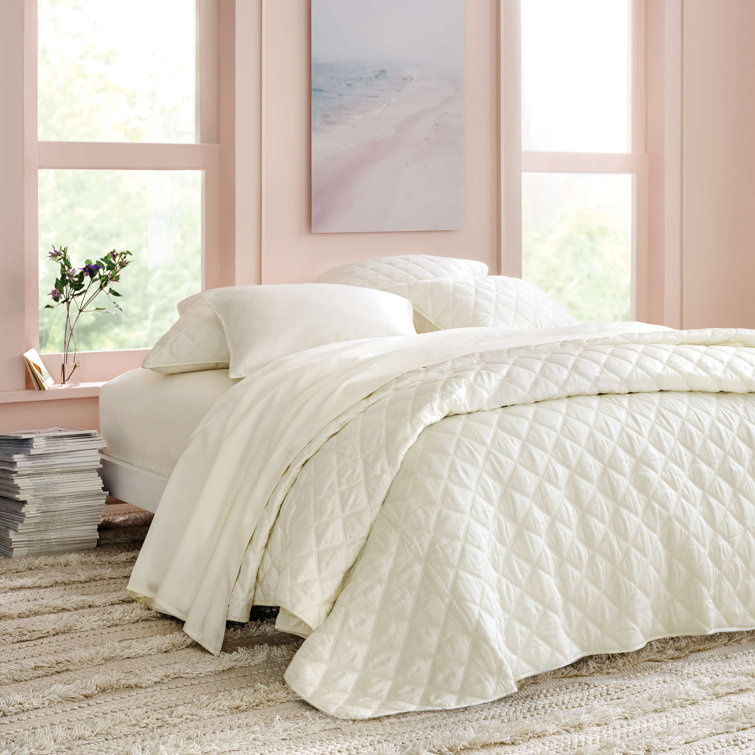 Pine Cone Hill Quilted Silken Tencel Single Coverlet & Reviews Perigold